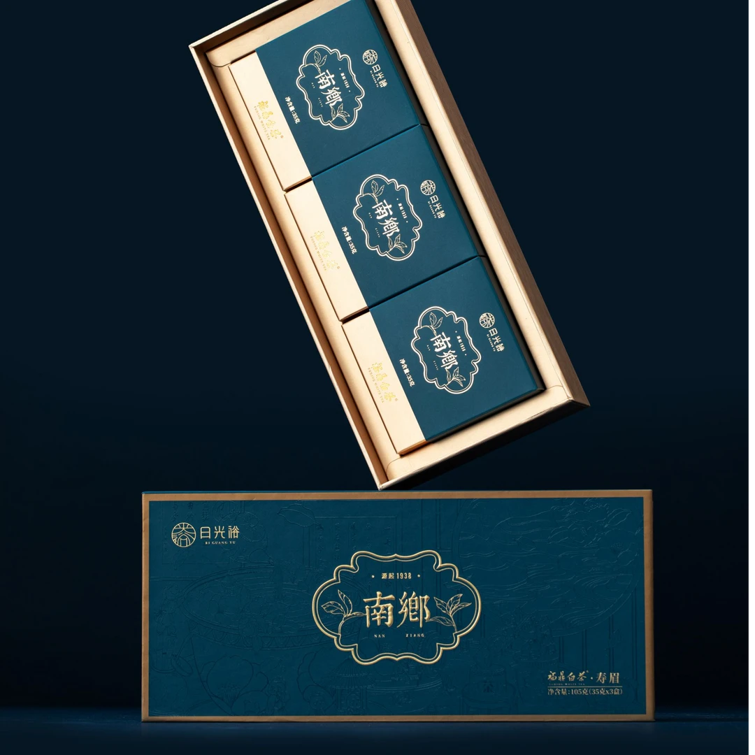 日光裕南乡·2018年寿眉饼干茶105g/盒