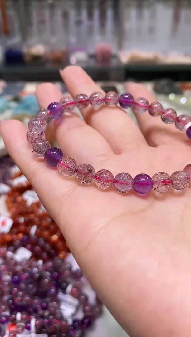 未镶嵌手链水晶多样性发其一 超七7+