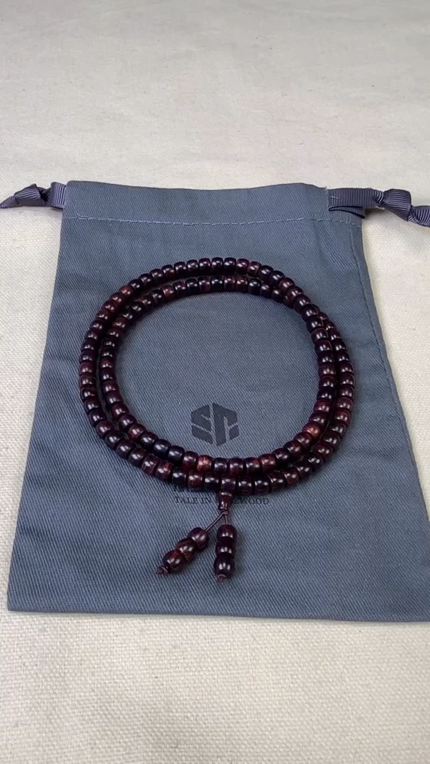 黄花梨/降香黄檀手串/手链黄花梨 5x6x108