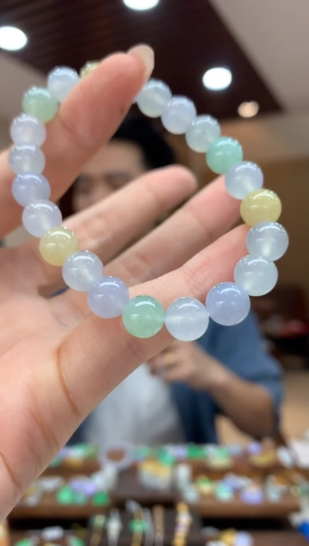 未镶嵌手串翡翠手串