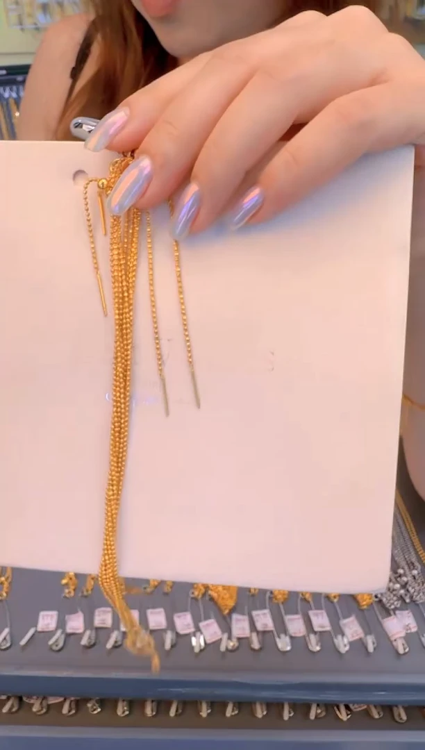 针式切面珠链45cm 2.11g（多样性发货）