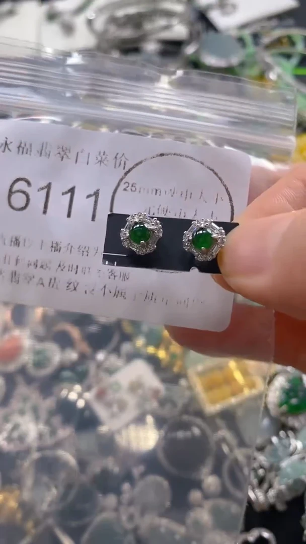 翡翠未镶嵌吊坠(不含链)6111