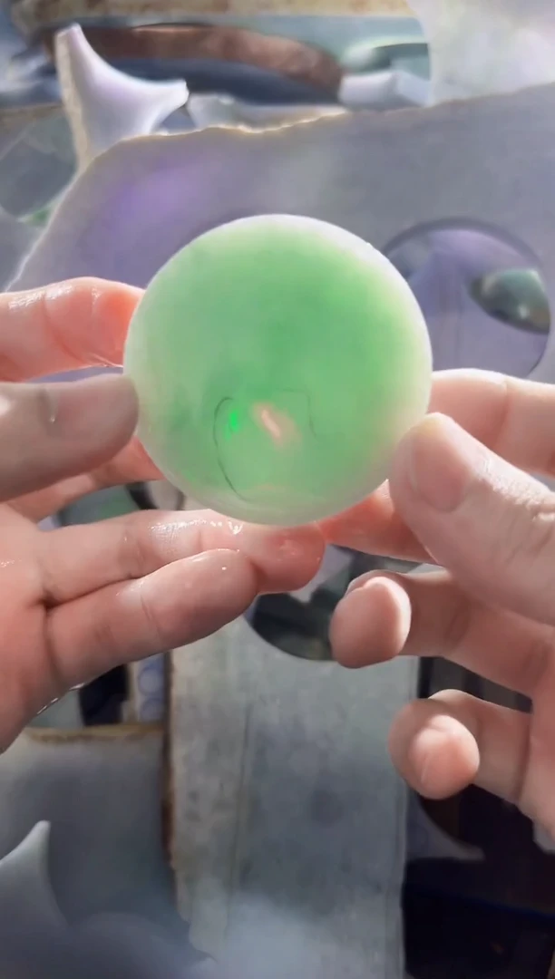 裸石翡翠缅甸翡翠A货文3518