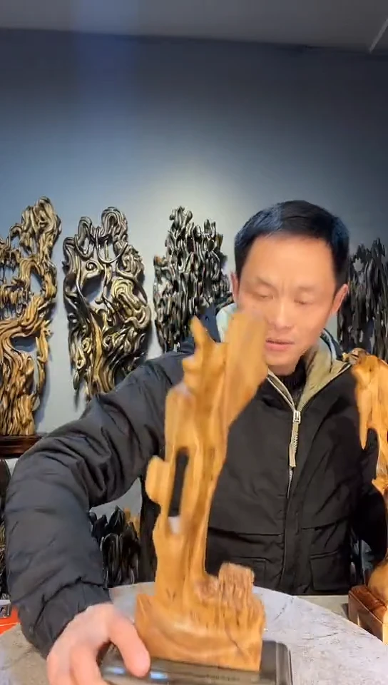 【闪购商品】金丝楠金丝楠小叶桢楠随行摆件37