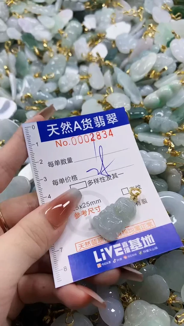 颈饰未镶嵌翡翠天然A货翡翠