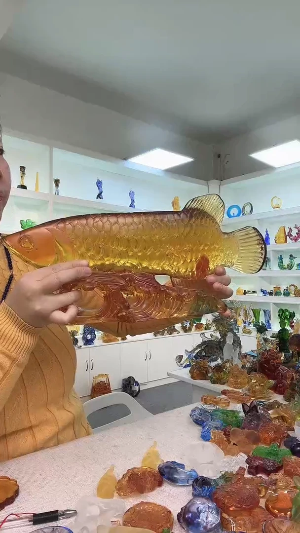手工艺品琉璃大金龙鱼