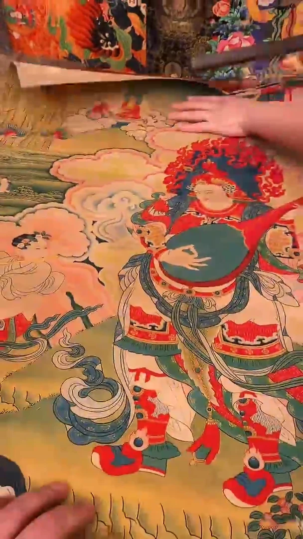 装裱画精美唐卡tk16071