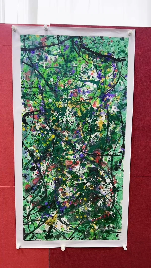 【闪购商品】绘画赵燮绘画8平尺金袍藤萝