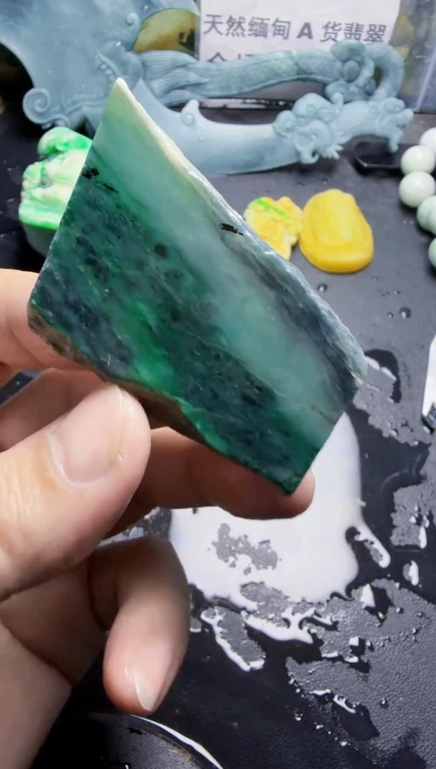 未镶嵌挂件翡翠天然翡翠037