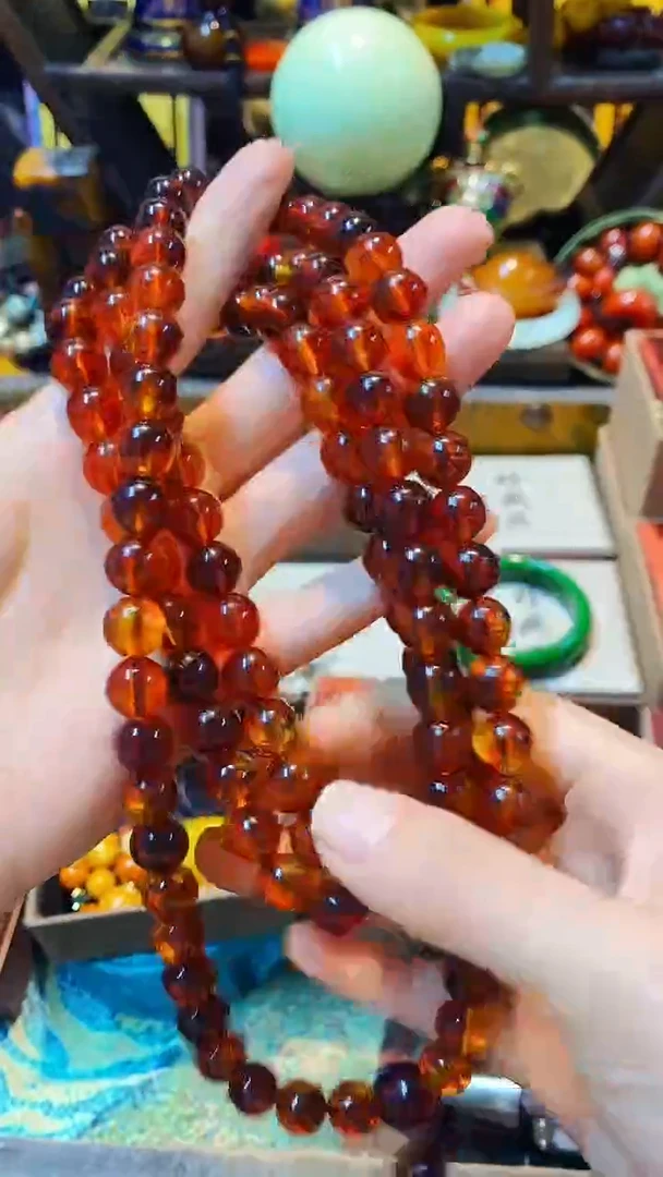 【闪购商品】血珀颈饰未镶嵌主播推荐主播推荐