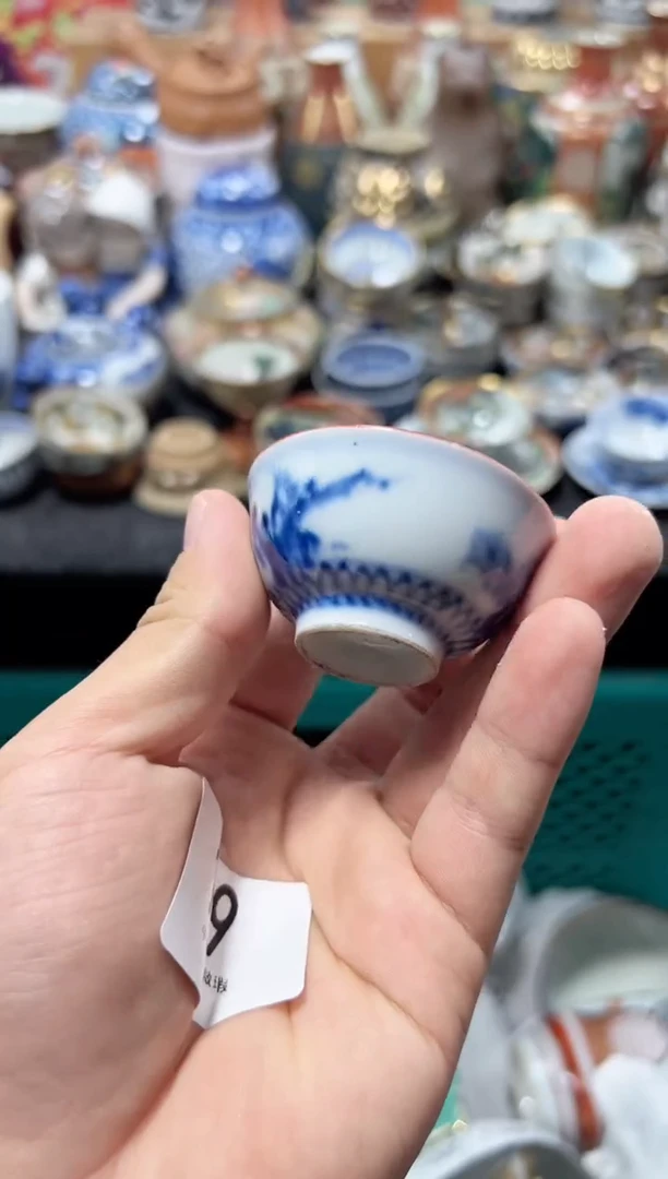 瓷片凌****)夏目海外回流瓷器中古品。170