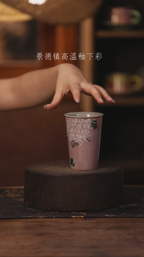 陶瓷景德镇高温釉下手绘陶瓷033