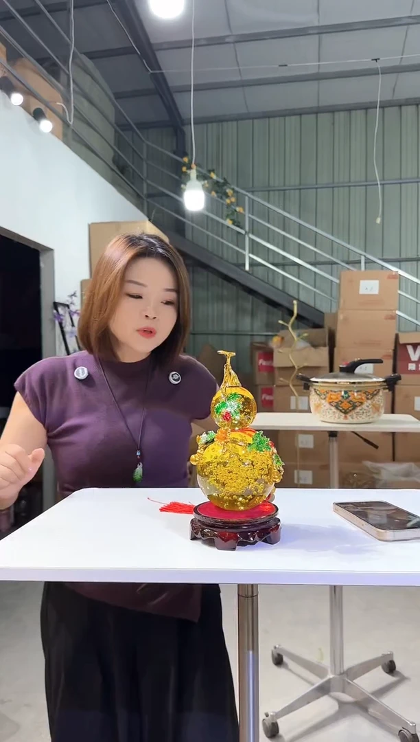 琉璃优选花瓶花器L-早10