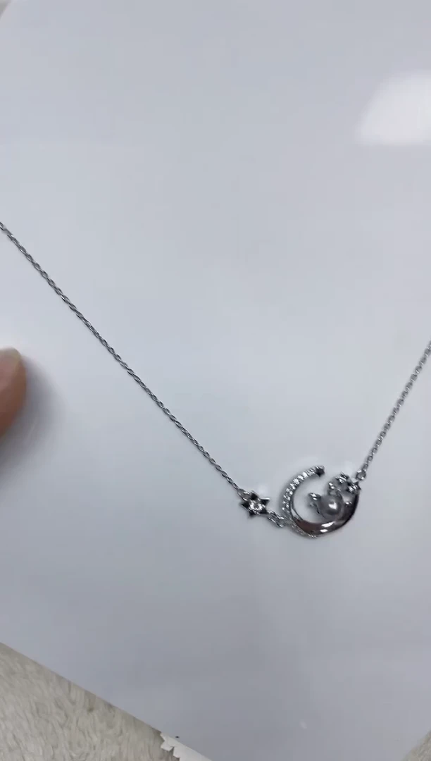 海水珍珠银S925镶嵌套链珍珠项链