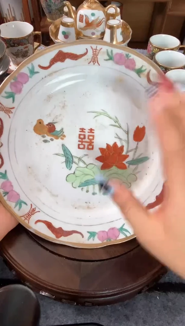 其他微瑕景德镇窑厂瓷摆件单件