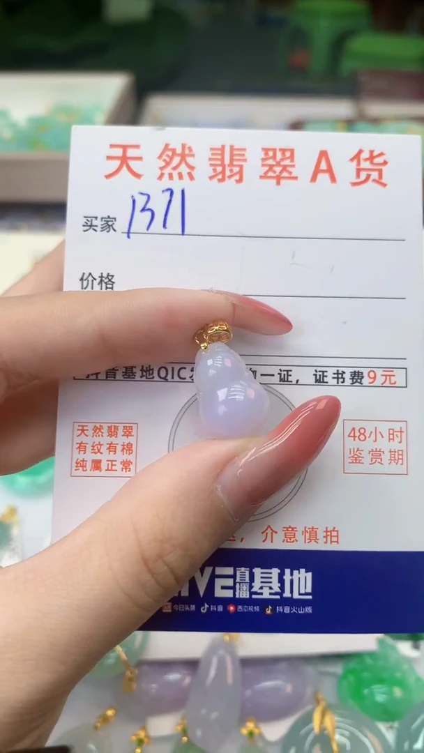 颈饰银S925镶嵌翡翠天然A货翡翠挂件