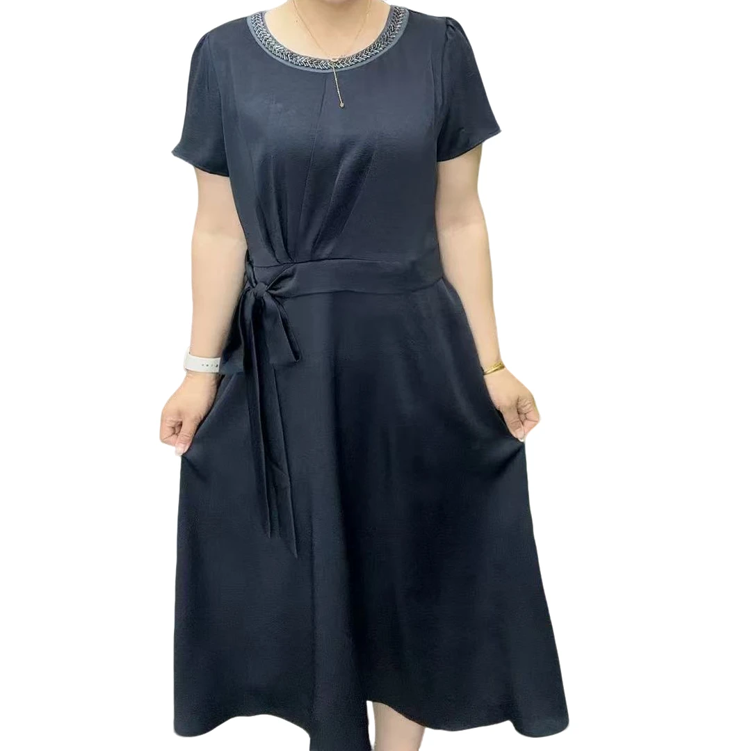 民族风中长款连衣裙（108左右）显瘦气质洋气时尚休闲夏季复古