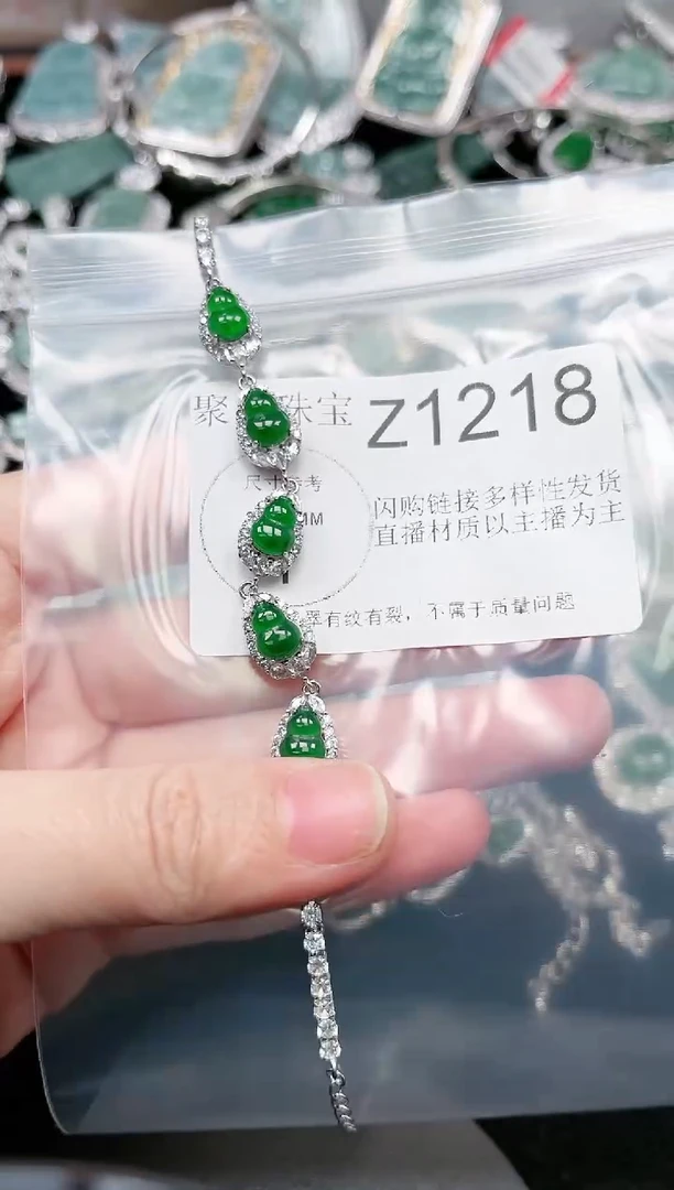 【闪购商品】翡翠颈饰未镶嵌赠皮绳1218