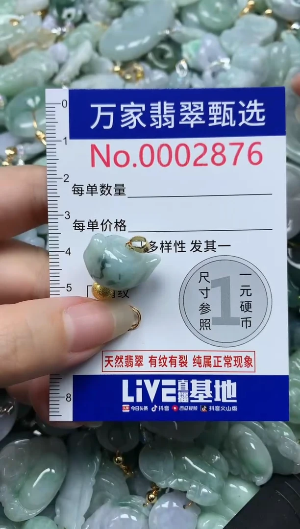 吊坠(不含链)未镶嵌翡翠2876