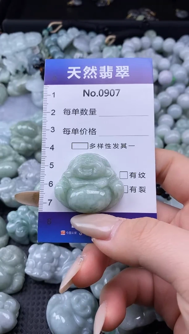 【闪购商品】翡翠颈饰未镶嵌缅甸A货翡翠0907