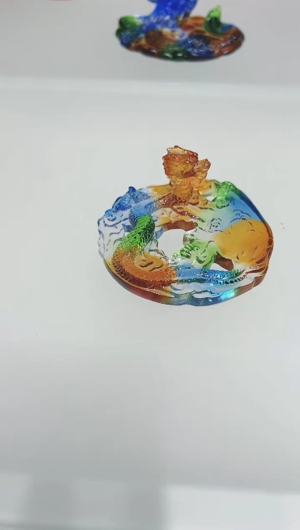 琉璃手工艺品古法琉璃筷置