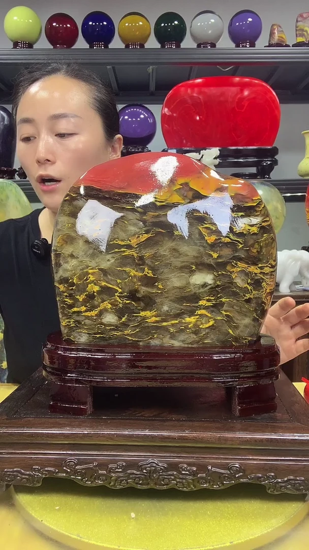 石材鸿运当头高档家居摆件办公室摆件