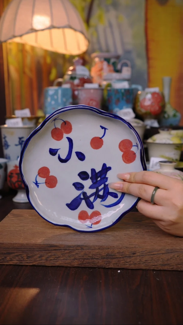 摆件泥垚手作 景德镇手工手绘器物