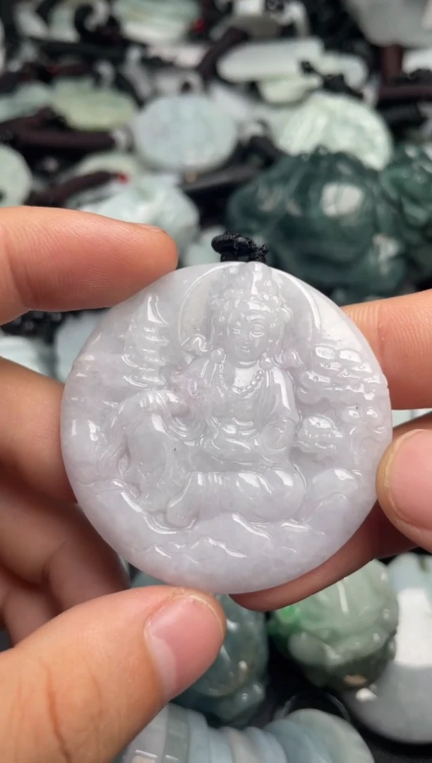 翡翠未镶嵌吊坠(不含链)1