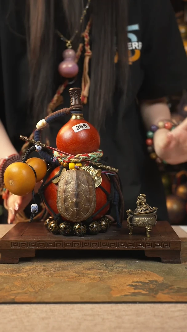 265大漆葫芦一物一拍记葫堂出品不带手串