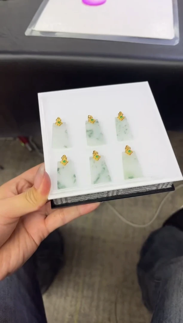 颈饰未镶嵌翡翠V440多样性发一件/配绳子