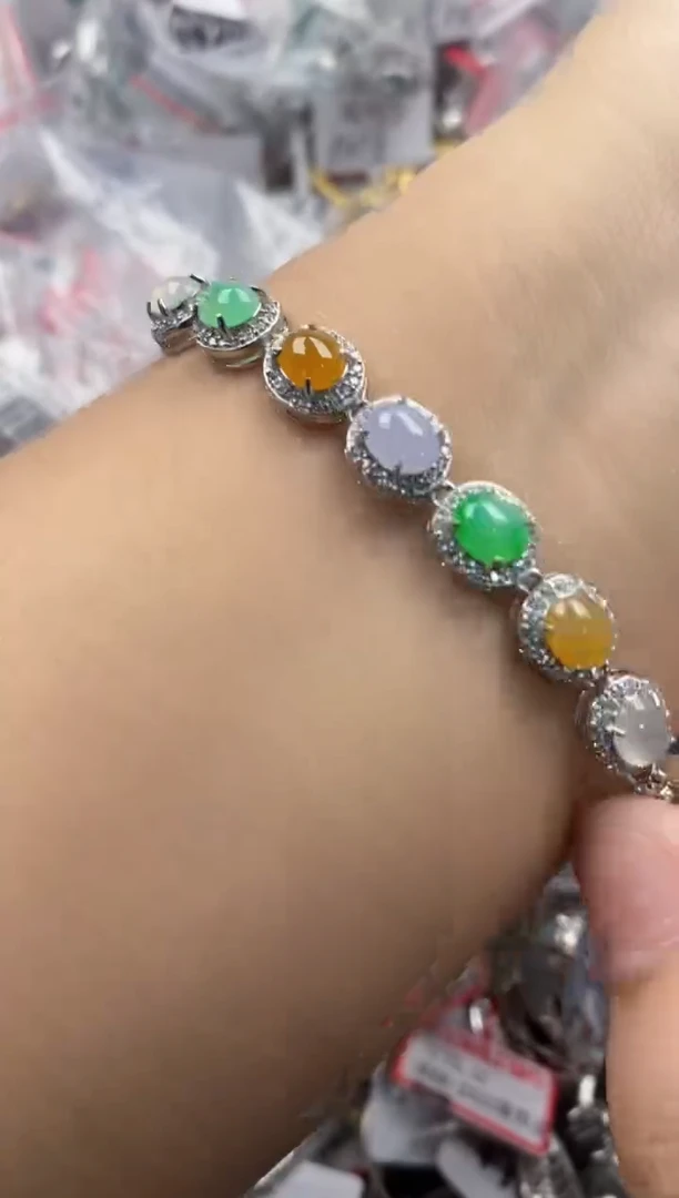 银S925镶嵌戒指翡翠444    8