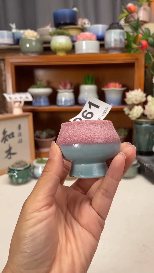 瓷片261知木小芳花盆