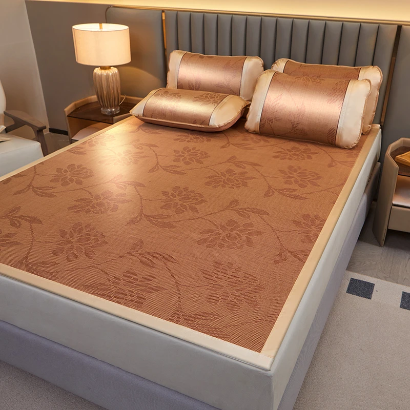 冰丝藤席2025新款凉席可折叠学生宿舍单人席子草席凉垫夏床上用品