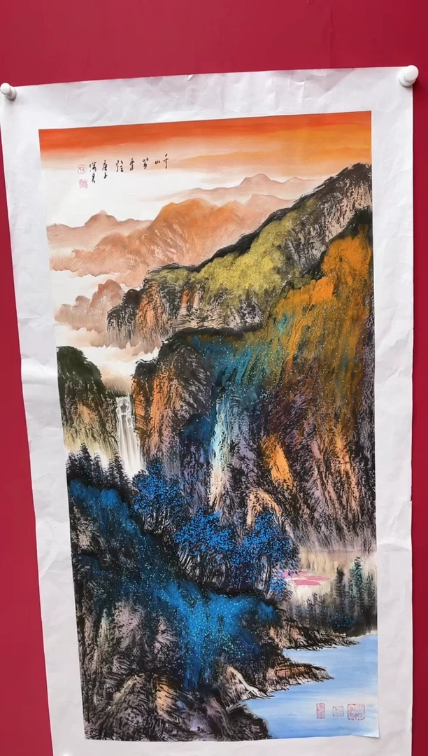 【闪购商品】国画吴-四尺山水/无框/W