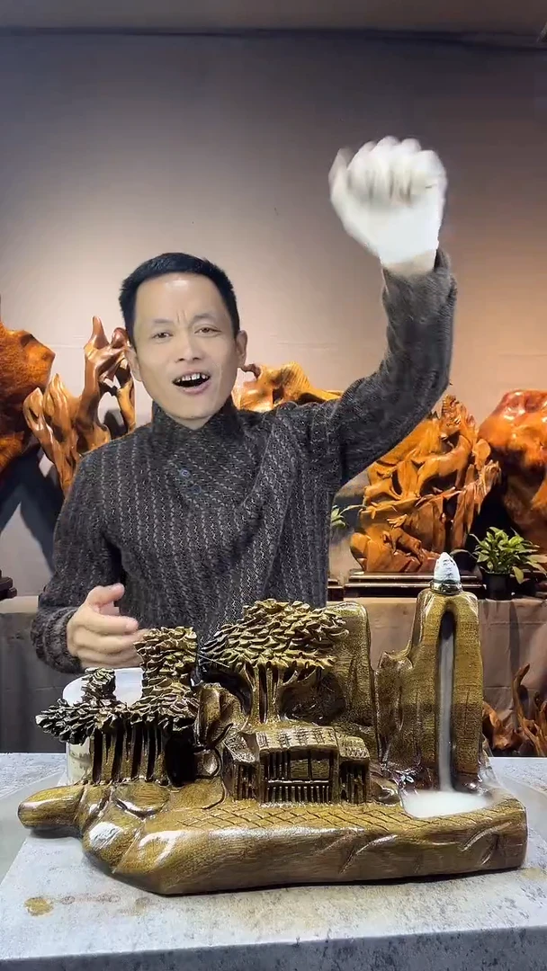 金丝楠工***哥小叶桢楠随行摆件23