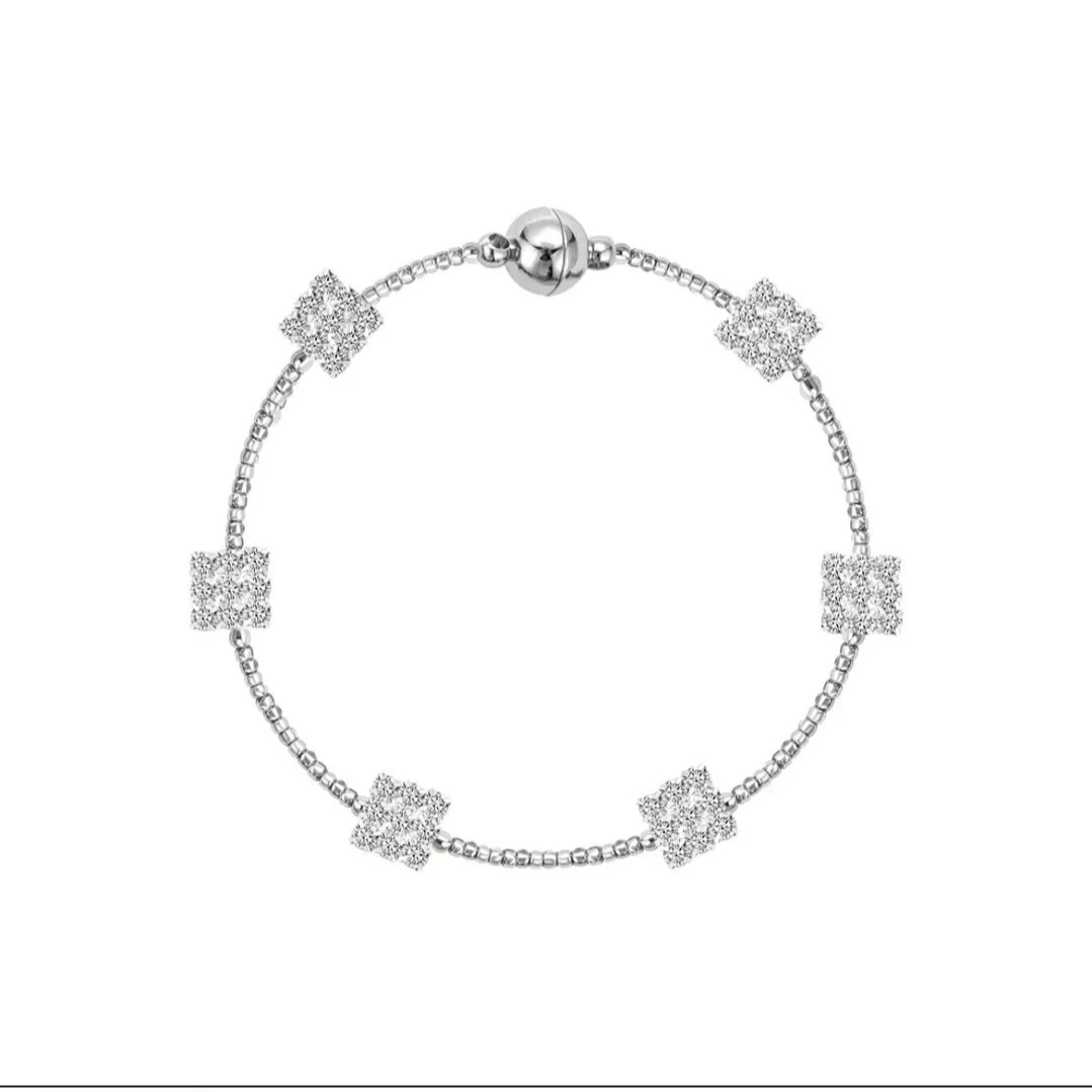 合金项链 【A】mini满钻6花项链