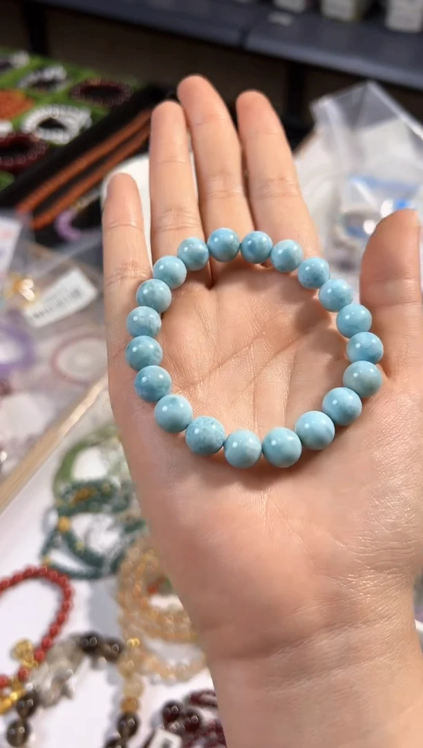 【闪购商品】针钠钙石（海纹石）手链合金多样性发货颜色微差