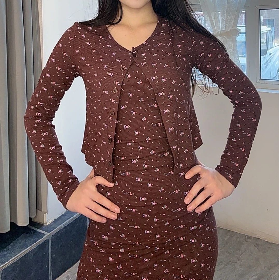 麦迪丽女装两件套裙子包邮