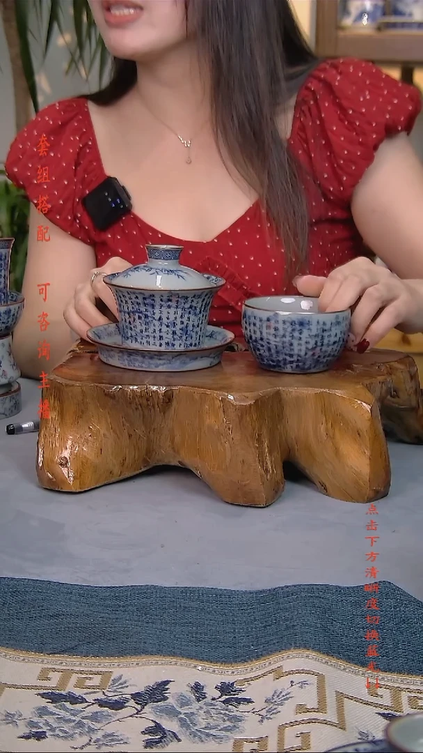 简装家用款2件套 老陶泥开片纹陶瓷茶具