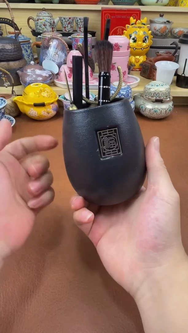 陶瓷茶具摆件旅行套组