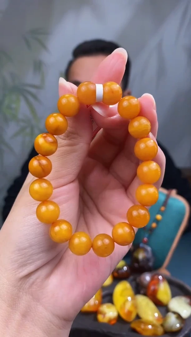 裸石琥珀未镶嵌 10mm微瑕 全国 包邮