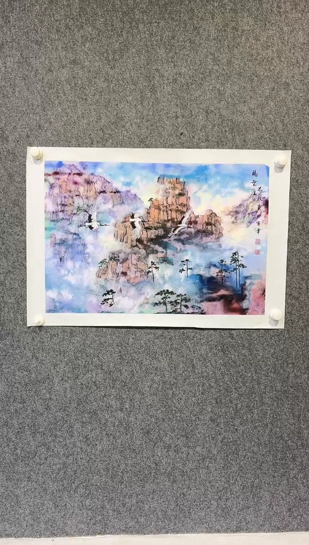 国画王忠权-3平尺-国画作品-yz