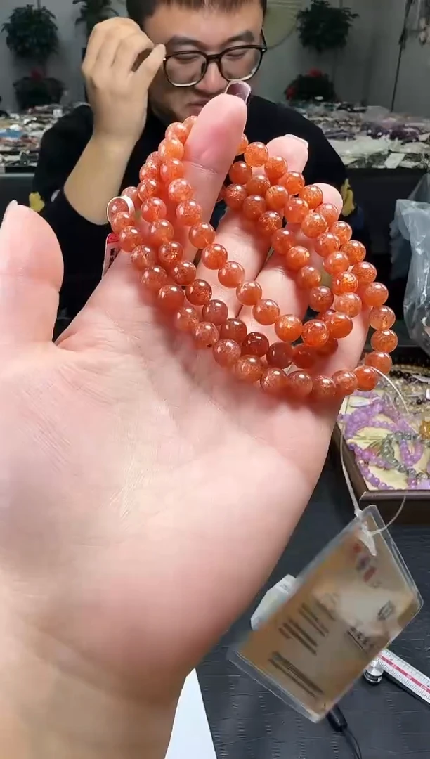 未镶嵌手串日光石890多样性发其一