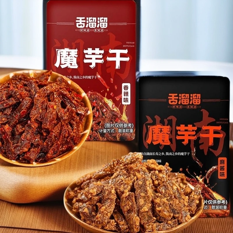 【铭哥食品仓】全疆包邮魔芋干麻酱香辣爆款休闲解馋宿舍解馋零食