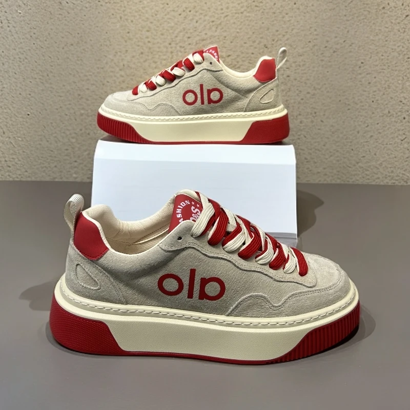 秋季新款男士韩版厚底休闲时尚增高百搭潮鞋拼色设计轻奢潮品单鞋