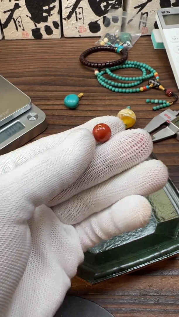 足金镶嵌1南红玛瑙南红玛瑙配饰