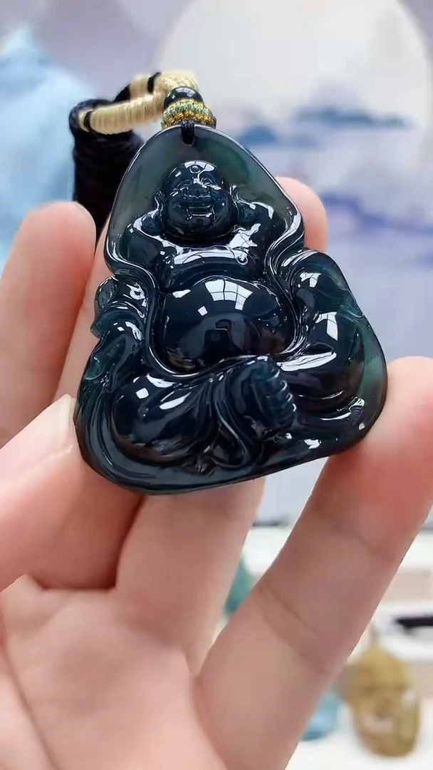 未镶嵌定制翡翠4898bb-毛货挂件131