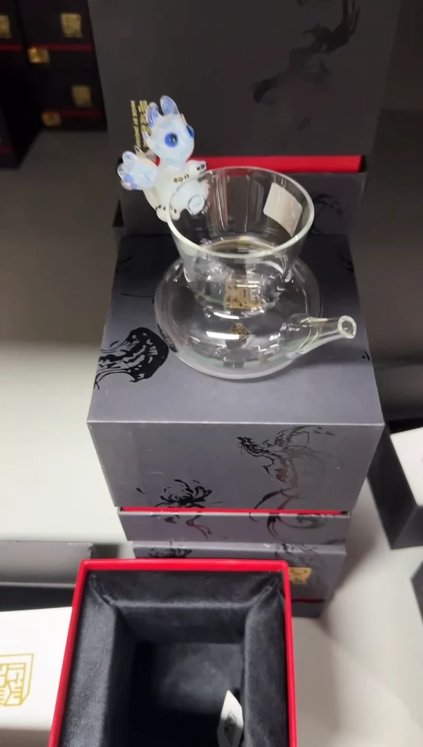 白色仔仔公道杯加小猫戏鱼公杯黄色公杯晶焱