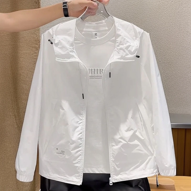 夏季新款百搭休闲运动休闲男防晒衣男款爆款2025新款正品