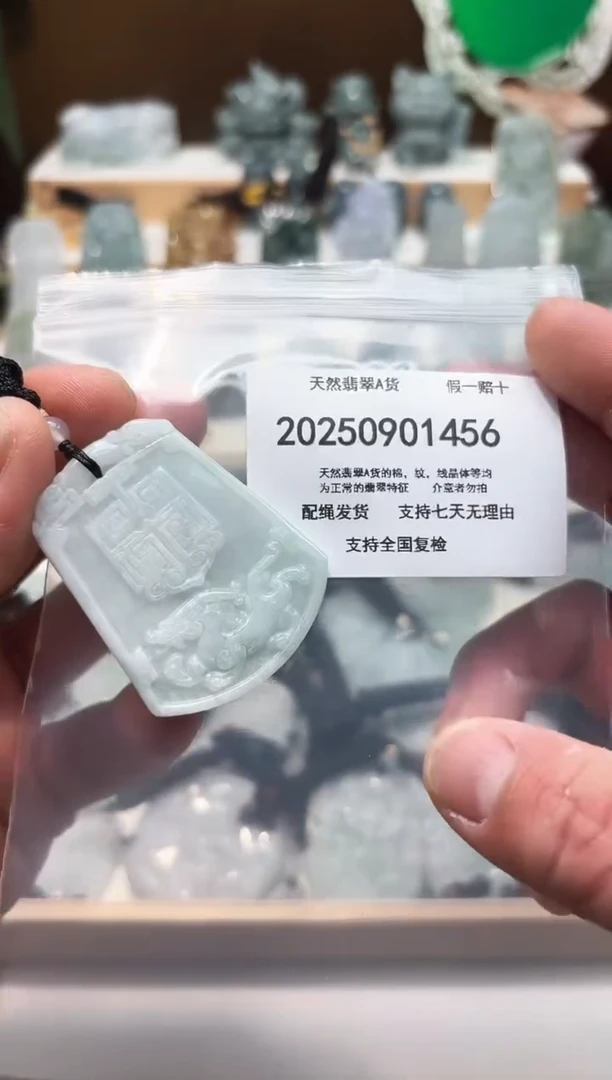 颈饰未镶嵌翡翠天然翡翠A货1202